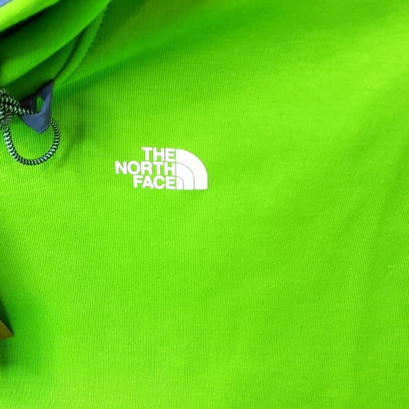 THE NORTH FACE SWEATSHIRT WITH HOODIE, LIME GREEN, EXTRA EXTRA LARGE,XXL - Picture 9 of 12